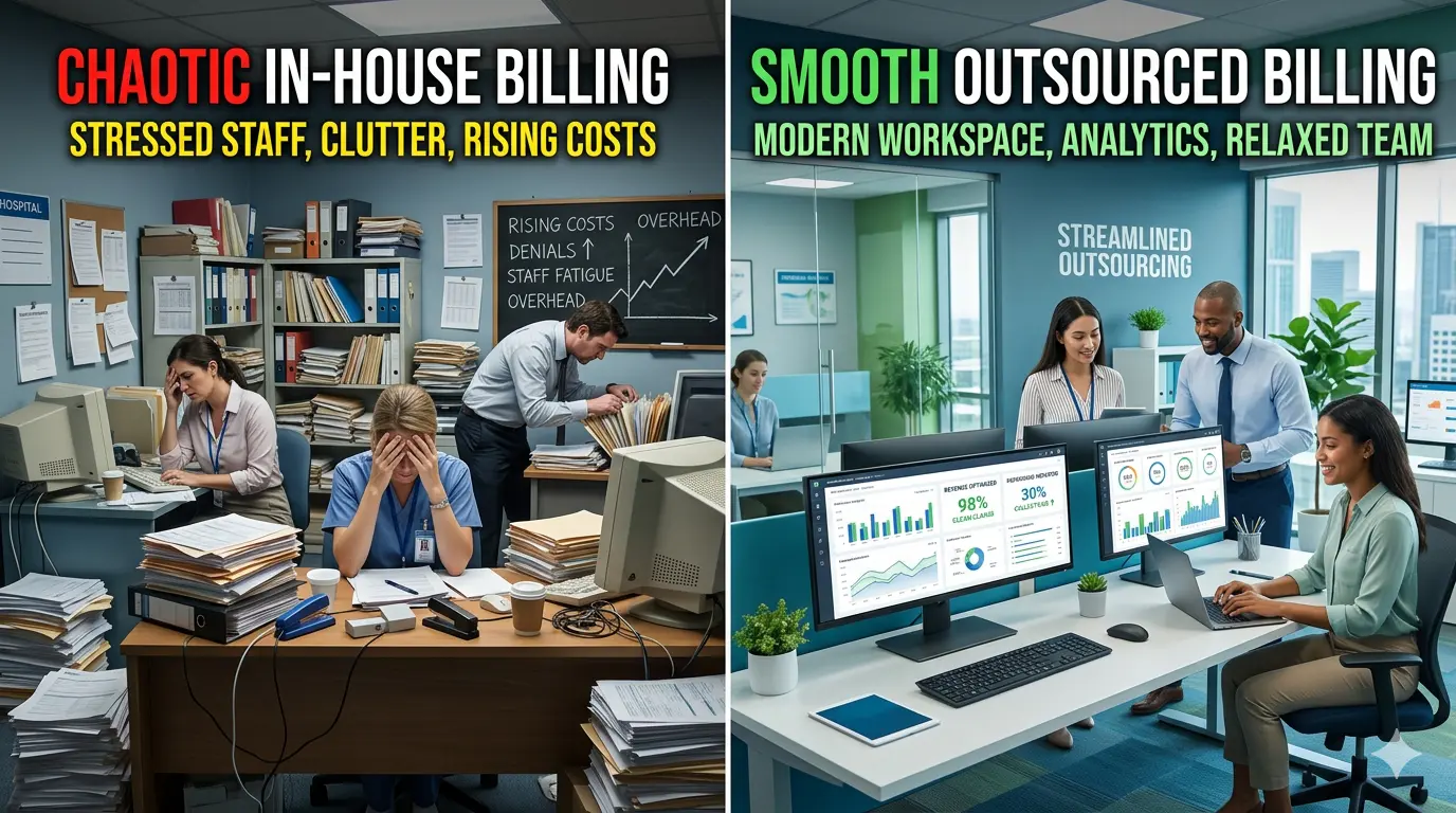 Outsourced vs In-House Medical Billing: Cost Guide 2026